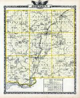 Johnson County Map, Vienna, Illinois State Atlas 1876